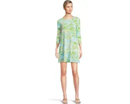 Платье Lilly Pulitzer Ophelia из стрейч-джерси с рельефным верхом и три четверти рукава