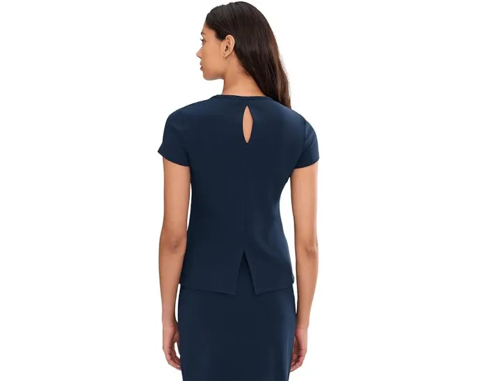 Vince Camuto блузка с коротким рукавом и вырезом на спине