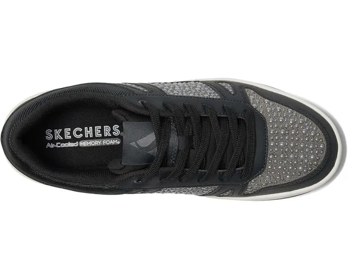 Кроссовки Skechers Uno Court - Opulent Pearls с жемчужным декором и технологией Skech-Air