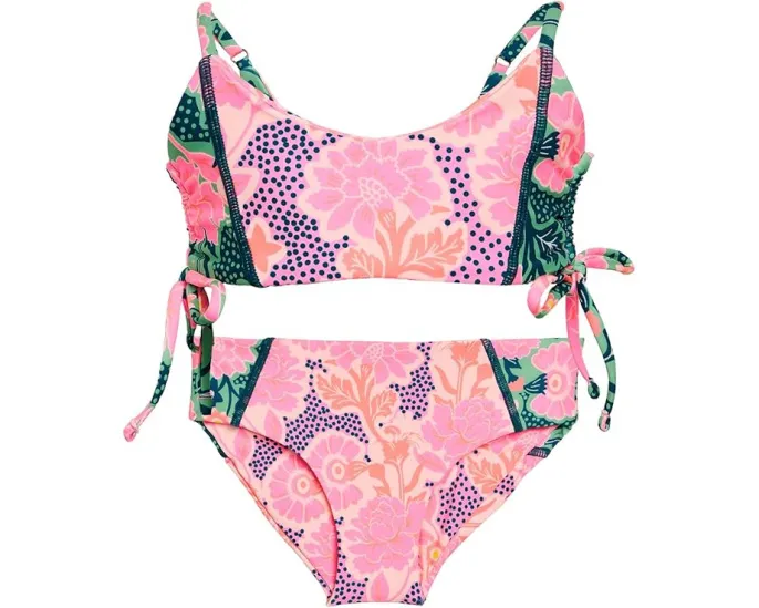 Детский комплект бикини Maaji Kids Blush Floral Seychelles с регулируемыми бретелями