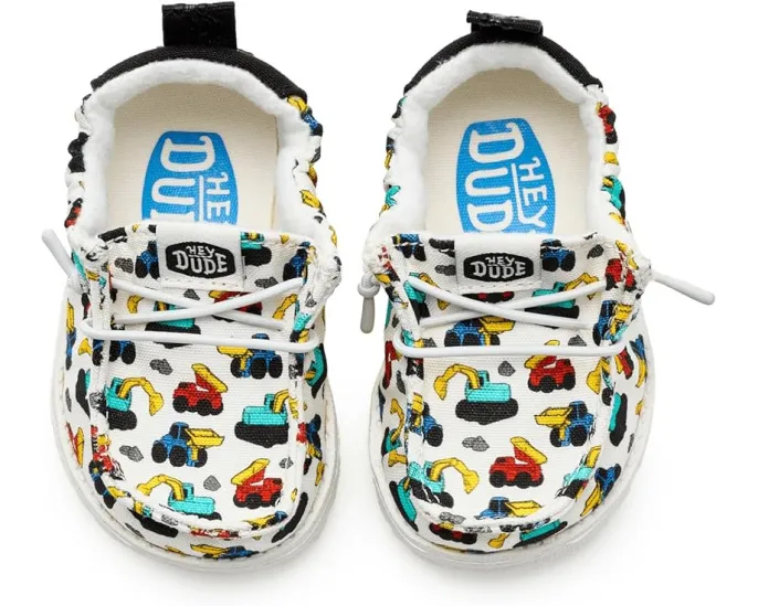 Hey Dude Kids LILDUDE Slip-On Novelty первые ботинки с эластичными шнурками