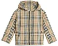 Пальто Burberry Kids Jem Check Coat для детей