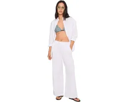 Брюки пляжные Seafolly Beach Edit из креповой ткани с карманами