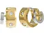Серьги-пусеты Kate Spade New York Set In Stone Double Huggies в форме сердца с кубическим цирконием