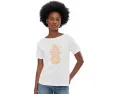 Футболка Tommy Bahama с вышитым ананасом из органического хлопка
