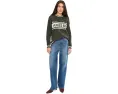 Свитер Cozychic Cotton Apres с рисунком и спортивными полосками от Barefoot Dreams