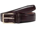 Johnston & Murphy ремень из состаренной кожи с латунной пряжкой