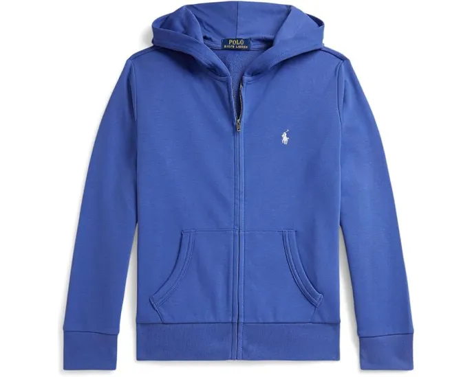 Толстовка Logo French Terry с молнией спереди и капюшоном для малышей и детей