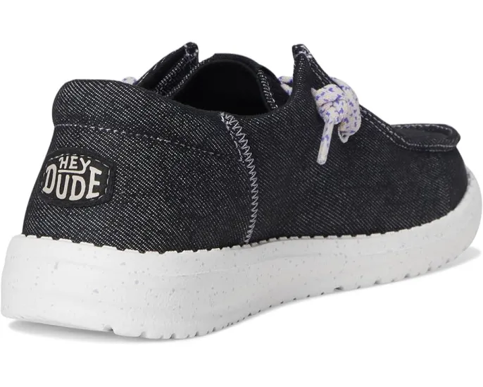 Детские слипоны Hey Dude Kids Wendy Funk Friendship Lace с эластичными шнурками