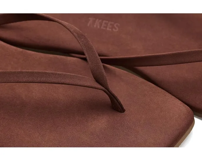 Сандалии TKEES Square Toe Lily Suede с квадратным носком из замши