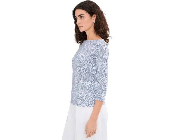 Топ Tommy Bahama с принтом и рукавами три четверти из хлопка