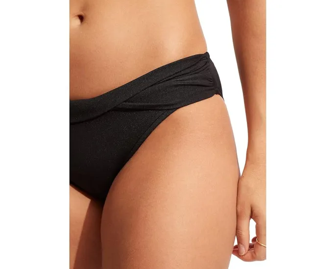 Трусы-хипстеры Seafolly Eco Collective с закрученной резинкой из переработанного нейлона