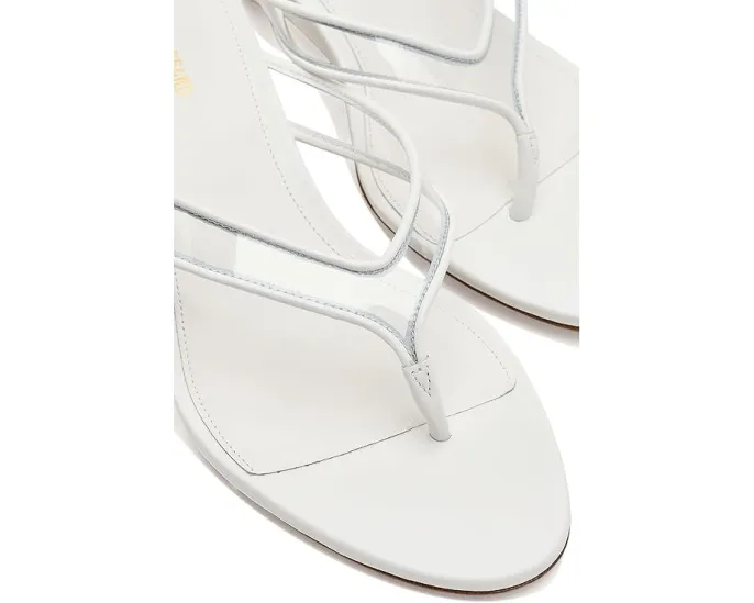 Босоножки-танкетки Clea Wedge Veronica Beard из кожи с перепончатым ремешком
