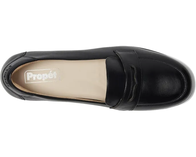 Балетки Propet Yetta на платформе из кожи или замши со съемной стелькой