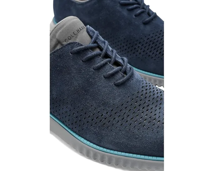 Оксфорды 2.Zerogrand Casual Leather Laser Wing Tip на легкой подошве