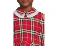 Платье Kira в клетку для детей с кружевными деталями Burberry Kids