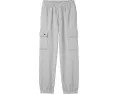 Lacoste детские флисовые карго брюки Cargo Fleece Pants серые