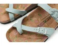 Сандалии Birkenstock Mayari с цветным принтом на стельке и перекрестными ремешками