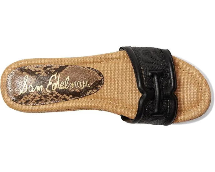 Сандалии Sam Edelman Pauleena на платформе с клиновидным каблуком и логотипом