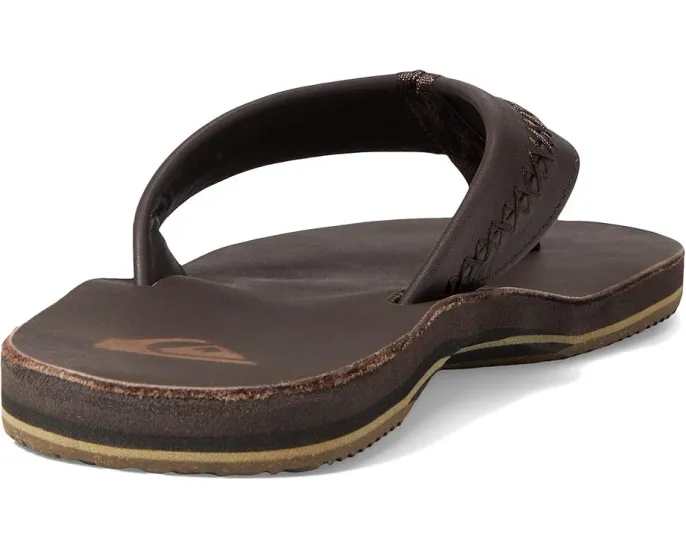 Сандалии Quiksilver Carver Natural II из натуральной кожи с ремешком