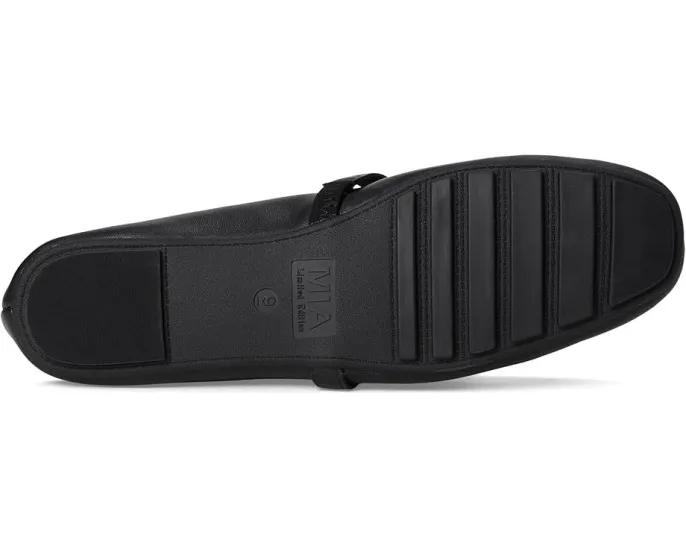 Балетки MLE-Karolin с ремешком и стразами на замше от MIA