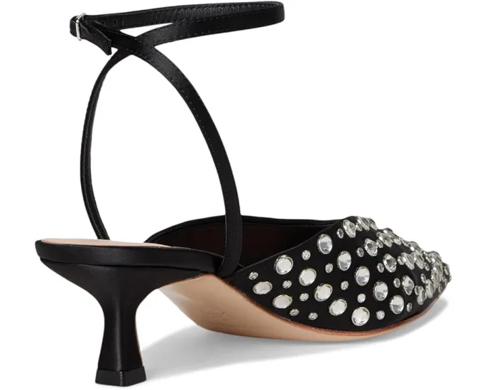 Босоножки Rio Smocked Kitten Heel на низком каблуке с острым носком Loeffler Randall