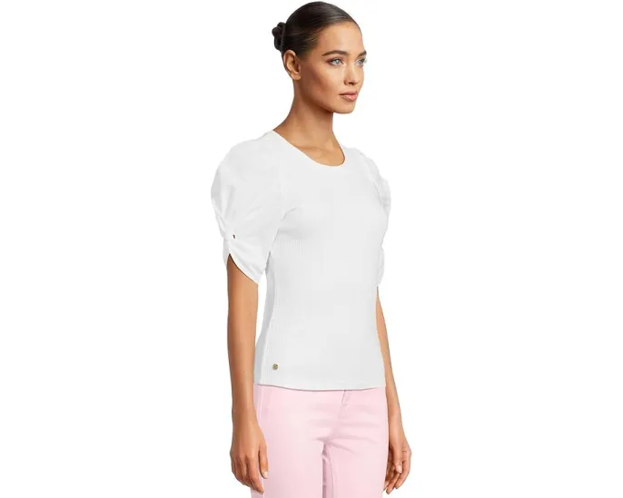 Трикотажный топ Lilly Pulitzer Igby Knit с буфами на рукавах