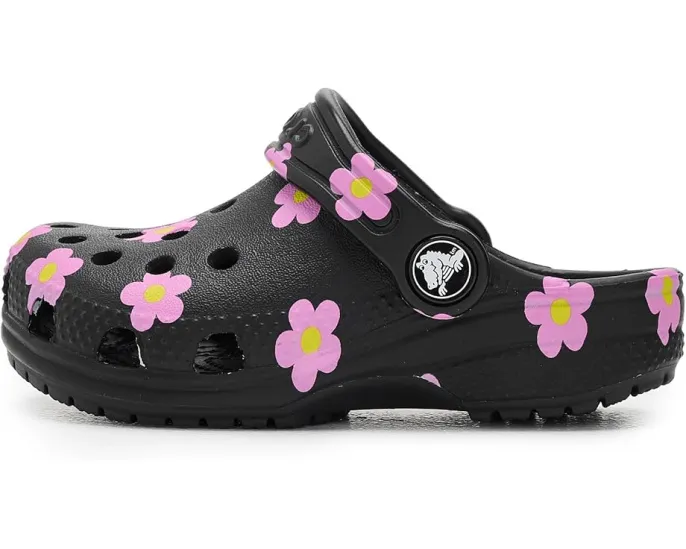 Классические кроксы Crocs Kids с узорами и графикой для детей
