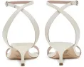 Босоножки Kellie Sandals 50 Stuart Weitzman на каблуке 5 см кремового цвета
