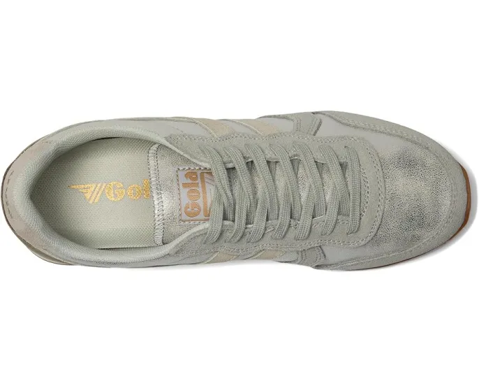 Кроссовки Gola Daytona Blaze с блестящими полосками и кожаным верхом
