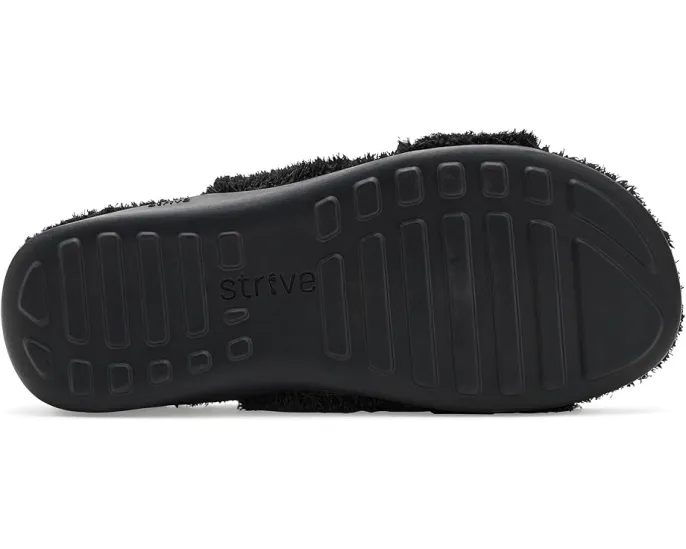 Домашние тапочки Strive Zoey с ворсистым верхом и двойной стелькой
