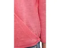 Кардиган NIC+ZOE Slub Knit с V-образным вырезом и рукавом 3/4