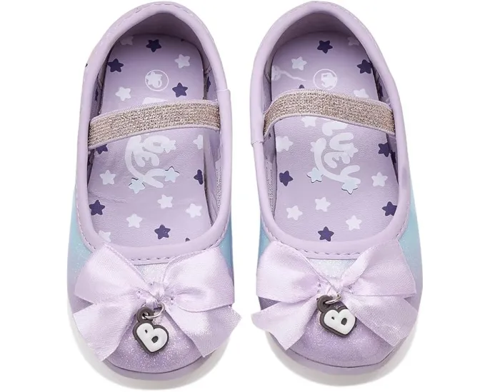 Ground Up Bluey балетки с блестками для девочек на гибкой подошве