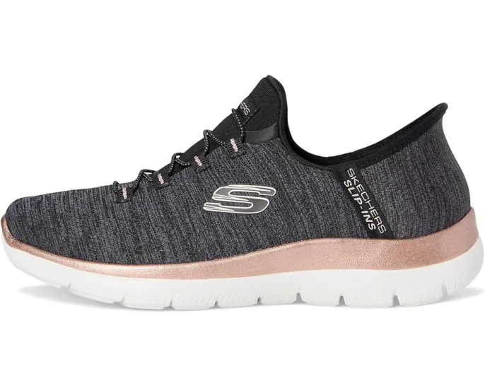 Skechers Summits Hands Free Slip-INS с фиксированными эластичными шнурками и памятью формы