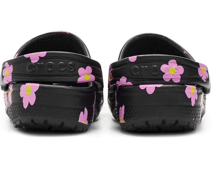 Классические кроксы Crocs Kids с узорами и графикой для детей