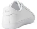 Кроссовки Lacoste Powercourt с верхом из кожи и контрастным крокодилом
