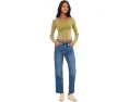 Джинсы Kennedy Mid Rise Crop с прямыми штанинами и скрытым швом 28 дюймов (71.12 см) Liverpool Los Angeles