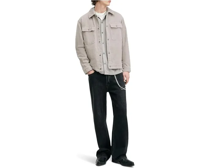 Рубашка AllSaints Castleford из вельвета в стиле шакет