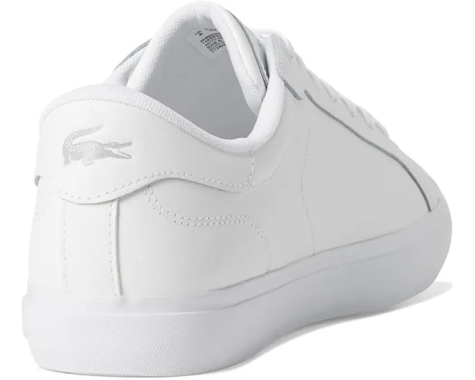 Кроссовки Lacoste Powercourt с верхом из кожи и контрастным крокодилом