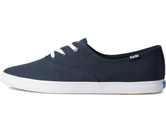 Кроссовки Keds Champion Point Low с заостренным носком из холста и резиновой подошвой