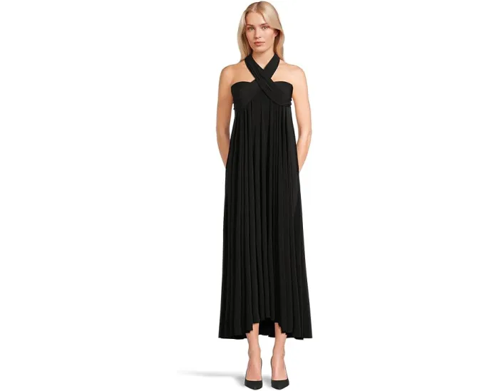 Платье-трансформер Norma Kamali Convertible Gown с запахом и регулируемыми завязками