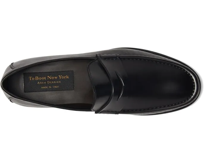 Лоферы To Boot New York Belfast из Италии с деталью penny keeper