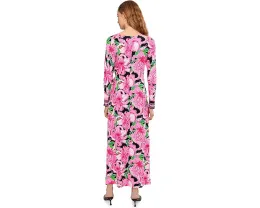 Макси платье Demy с лодочным вырезом и длинными рукавами Lilly Pulitzer