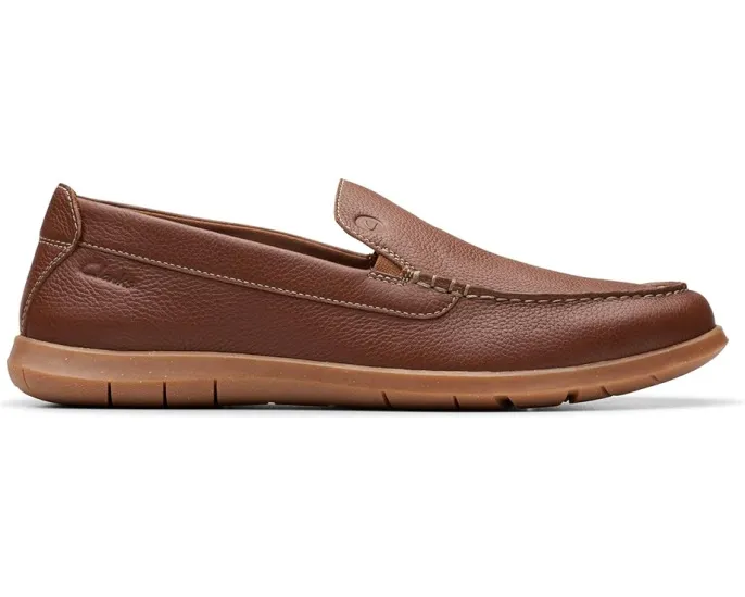 Кроссовки Clarks Flexway Step с замшевым верхом и мокасиновым носком