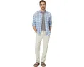 Брюки Faherty Linen Drawstring из мягкого льна с манжетами и карманами