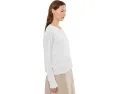 Кардиган Eileen Fisher с V-образным вырезом из органического льна и хлопка