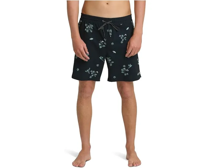 Шорты Billabong Good Times LB с принтом и эластичным поясом на завязках