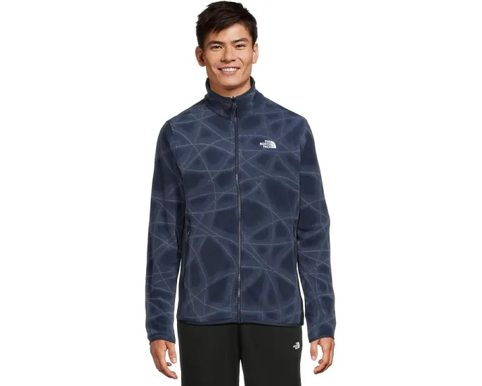 Флисовая куртка The North Face Glacier с принтом и молнией