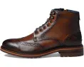 Johnston & Murphy ботинки Connelly Wing Tip с кожаным верхом и стелькой из овчины