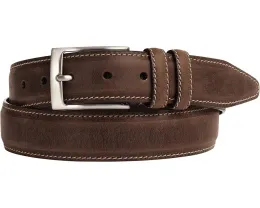 Ремень Johnston & Murphy New Distressed с контрастной строчкой